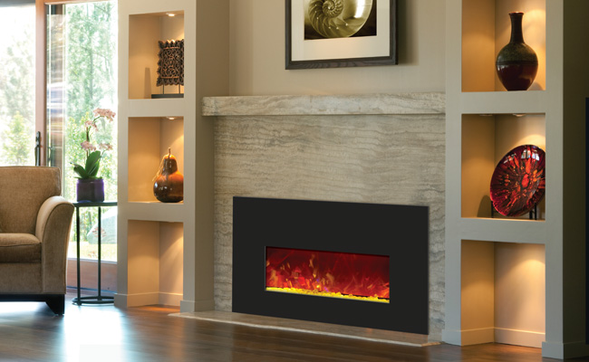 electric fireplace - small insert 26 inches wide